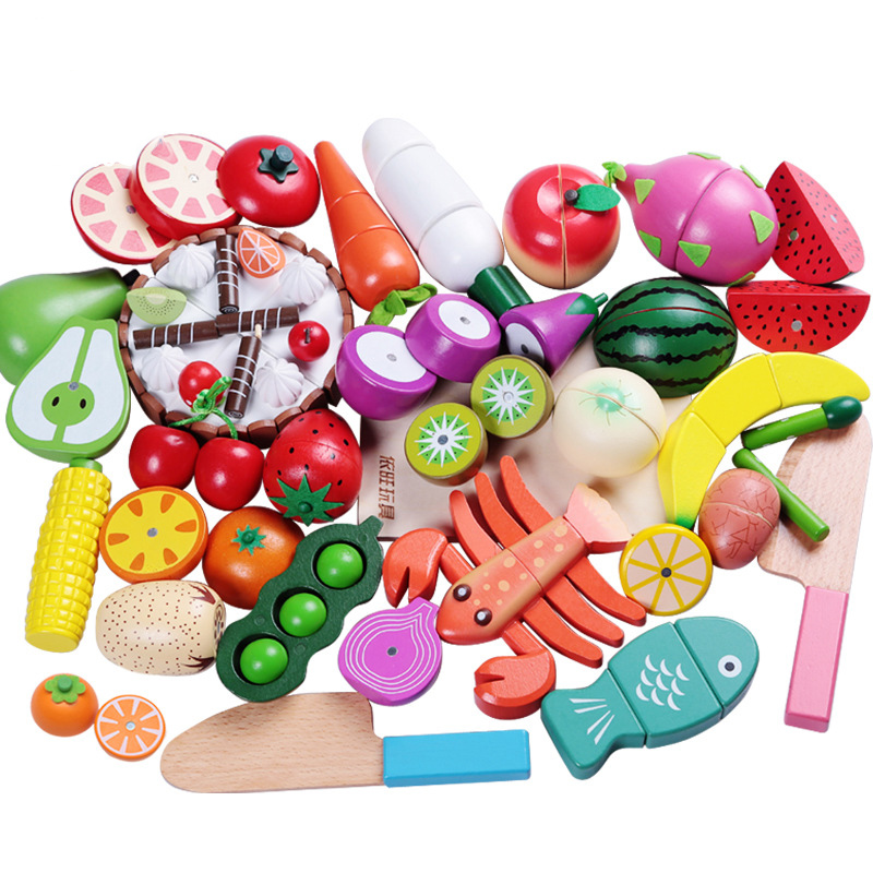 Baby Food Vegetables - 1PCS Wooden Toy Magnetic Cutting Fruit