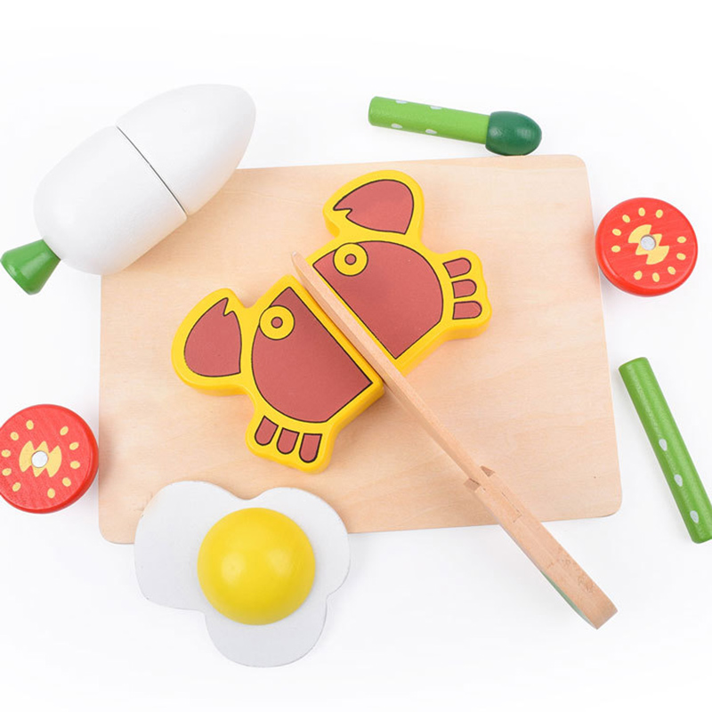 1PCS Wooden Toy Magnetic Cutti - Baby Food Vegetables review and price