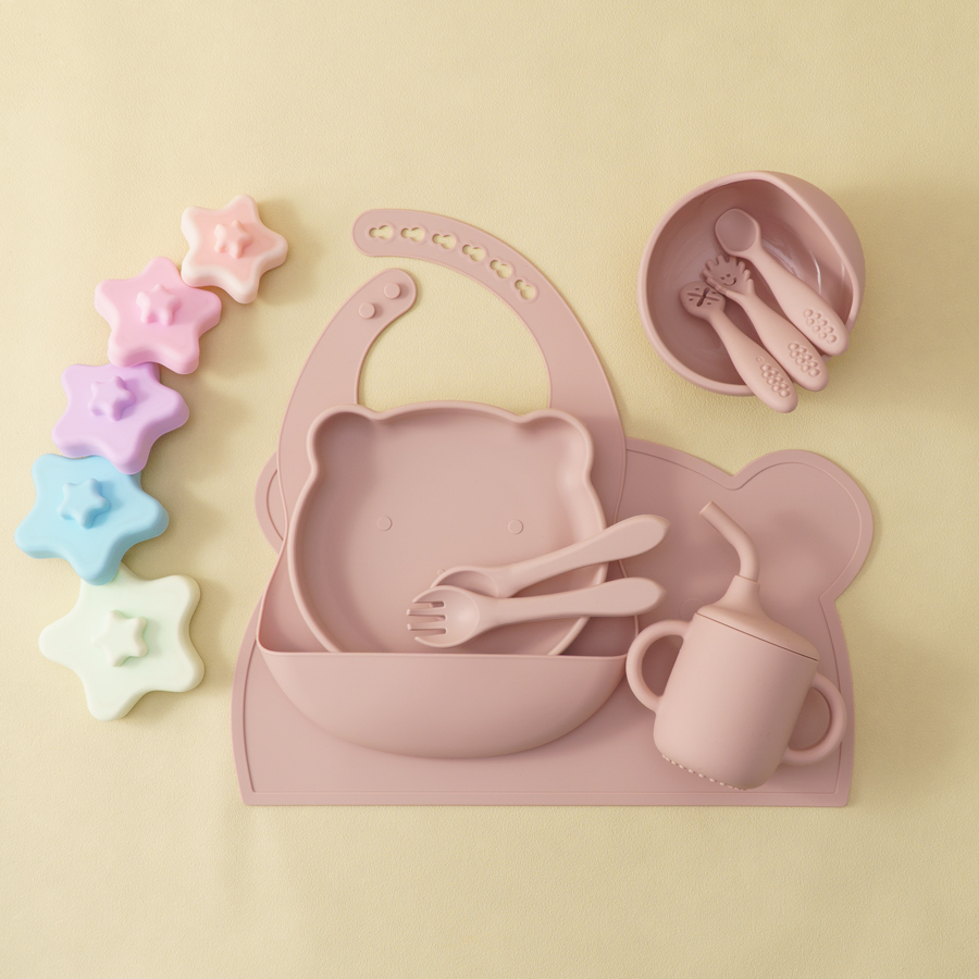 8PCS Silicone Baby Feeding Set - Baby Food Jars With Lids review and price