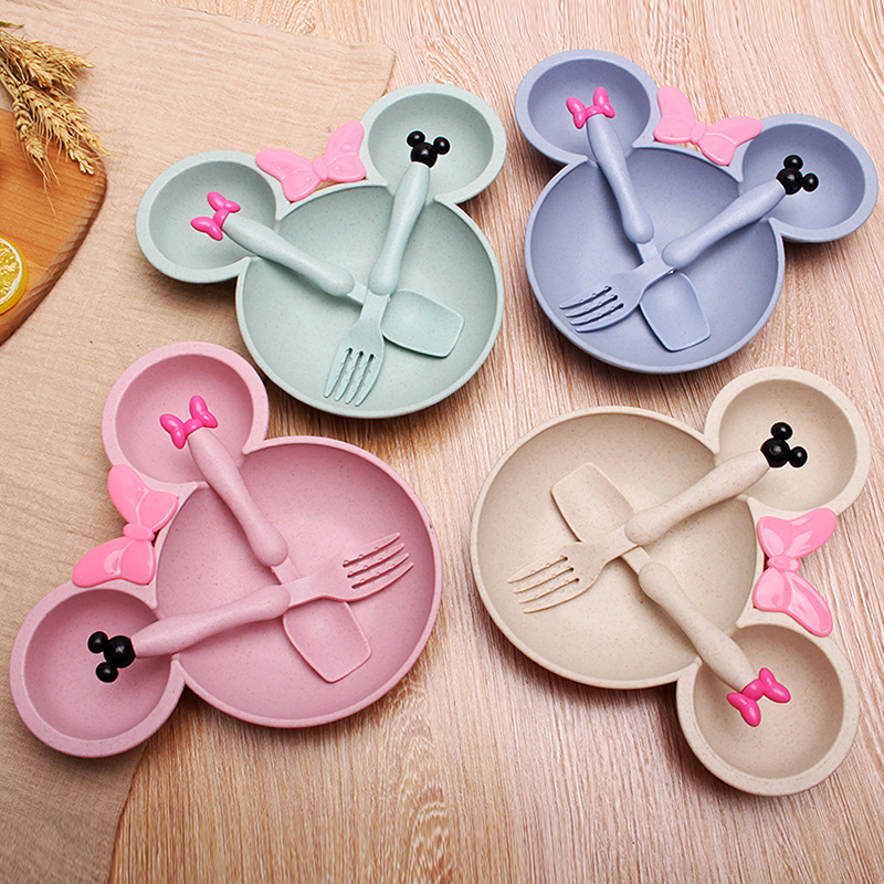 Wheat Straw Minnie Mouse Kids  - Baby Food Menu review and price
