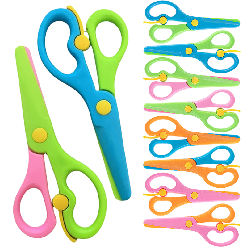Plastic Scissors Double Color  - Baby Food Scissors review and price