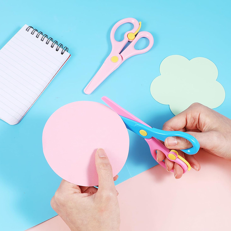Plastic Scissors Double Color  - Baby Food Scissors review and price