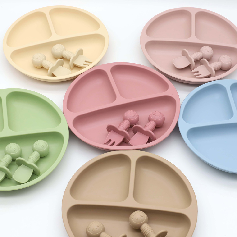 3pcs Baby Silicone Tableware S - Baby Food Menu review and price
