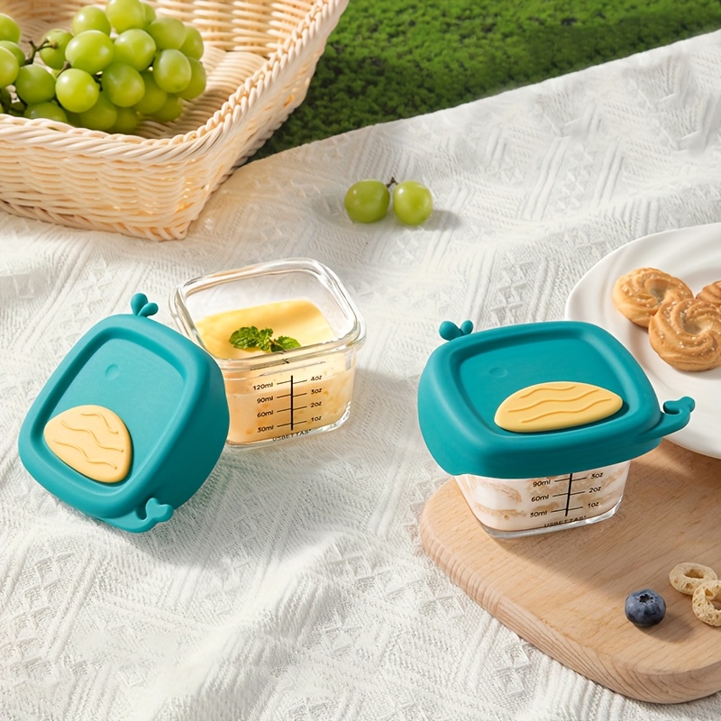 120/180ml Glass Baby Food Cont - Baby Food Jars With Lids review and price