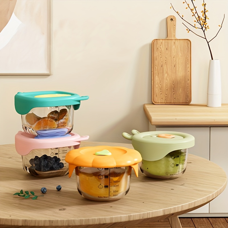 120/180ml Glass Baby Food Cont - Baby Food Jars With Lids review and price