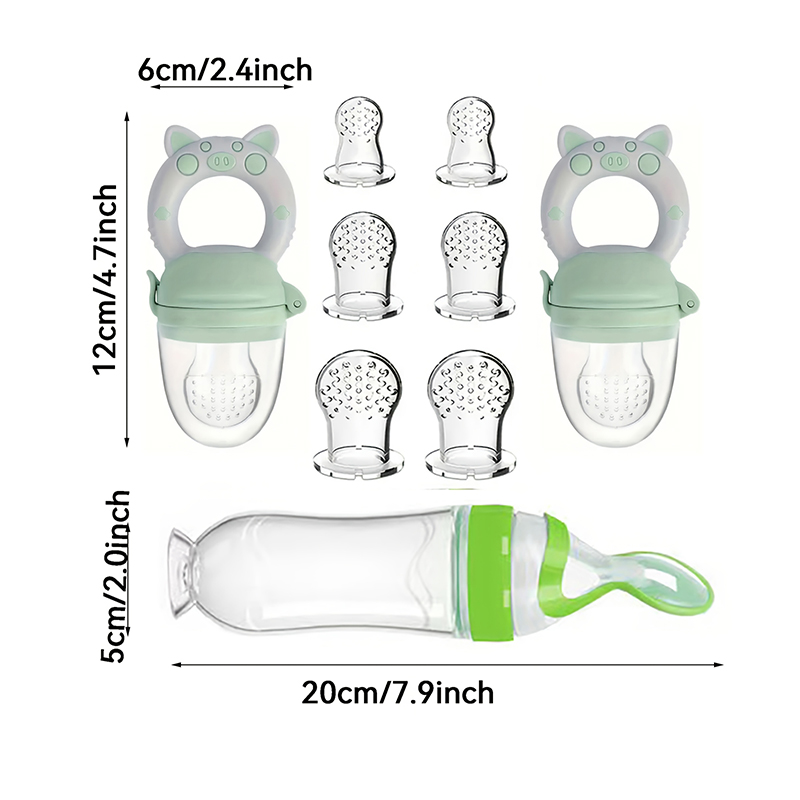 9pcs Feeding Cutlery:1 Silicon - Baby Food Vegetables review and price