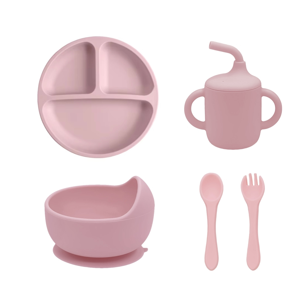 5pcs Silicone Baby Feeding Set - Baby Food Menu review and price