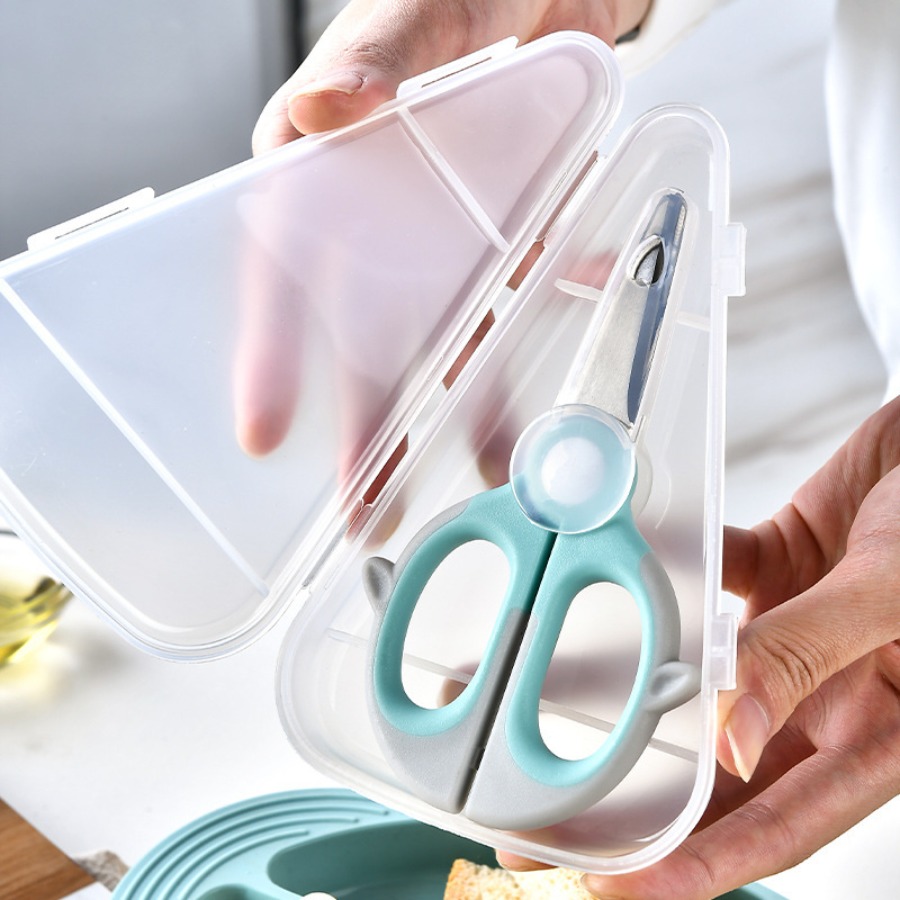 Auxiliary food scissors, food  - Baby Food Scissors review and price